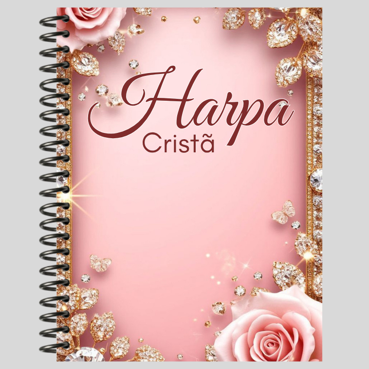 Harpa Cristã Evangélica Versão Luxo Letra Maior com Corinhos Completa Hinário Pentecostal com 689 Louvores