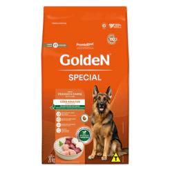 Ração pra Cães Adultos Special sabor Frango e Carne 20kg Golden