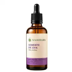 Óleo vegetal puro natural de semente de Uva 100 ml Cabelo e Pele
