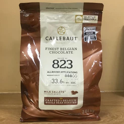 Chocolate Nobre Belga Callebaut - Gotas Ao Leite - Nº 823 - 2 kg | Para Confeitaria Gourmet e Sobremesas
