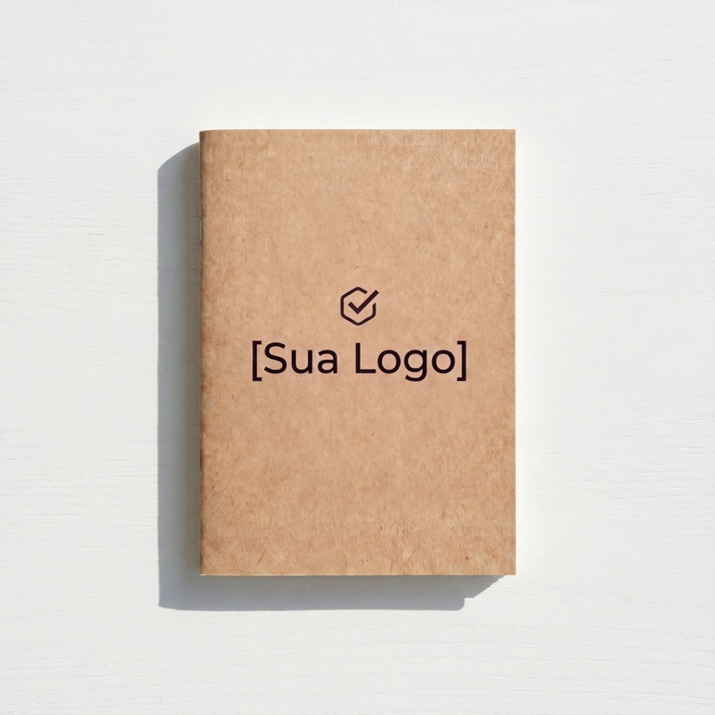 10un a 50un Mini Caderno de Anotações Kraft 10x14cm | Personalizável | Brindes Corporativos — imagem 2 de 2