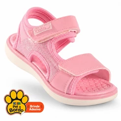 Sandália Papete Infantil Feminina Klin Jujuba Anatômica Ultra Leve Anatômica Rosa