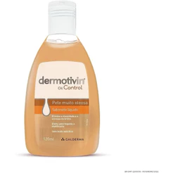 Sabonete Líquido Facial Dermotivin Oil Control Galderma Pele Muito Oleosa - 120ml