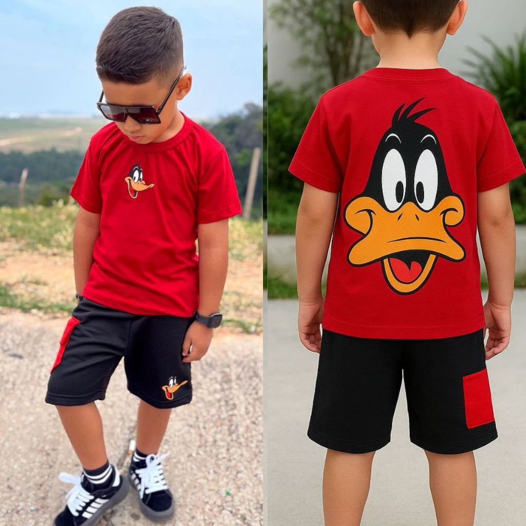 conjunto de verão masculino infantil juvenil moda blogueiro roupa para o verao