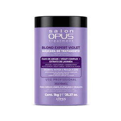 Mascara de tratamento Blond Violet Matizadora Salon Opus 1kg
