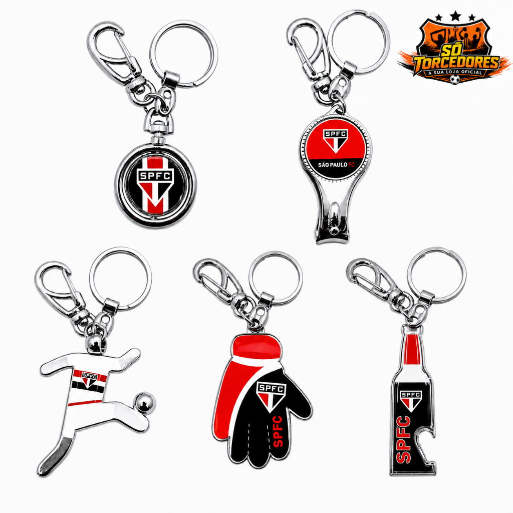 CHAVEIROS DIVERSOS SÃO PAULO OFICIAL - ORIGINAL