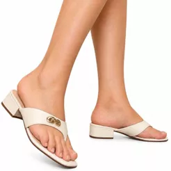 Tamanco Feminino Salto Bloco Baixo Comfortflex 2655404