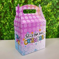 Kit Caixinhas Surpresa Dia das Criança Caixa Maleta Brinde Decoração