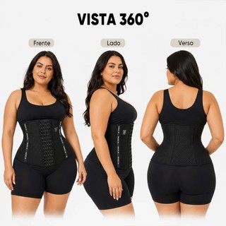 cinta modeladora lata compressão cinta modeladoraa feminina emagrecimento barriga cintura reduz medidas