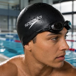 Touca Natação Speedo Silicone Original Touca para Natação Hidrodinâmica Confortável Resistente