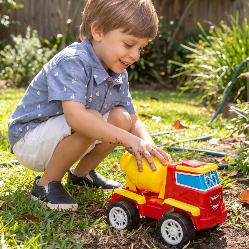 Caminhão Bombeiro Salvador Bombeiro Grande 31cm Carrinho Brinquedo c/ Escada Articulada | QUEEN SHOP · foto 2