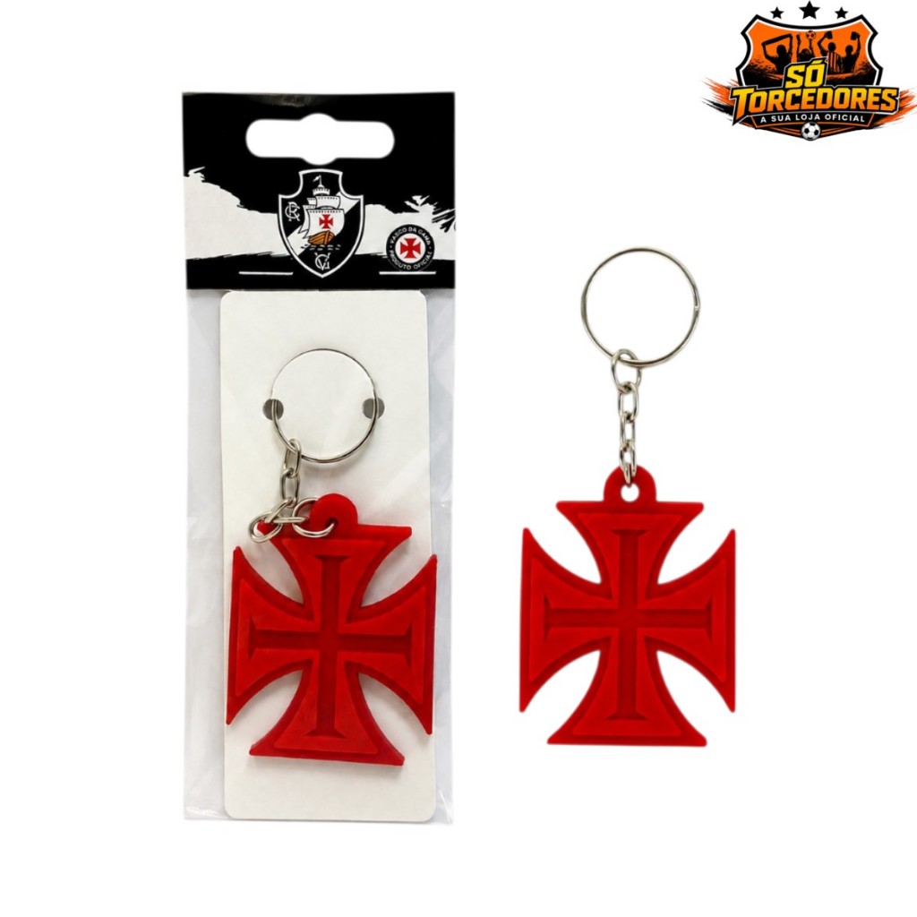 CHAVEIRO CRUZ DE MALTA OFICIAL EMBORRACHADO - Vasco