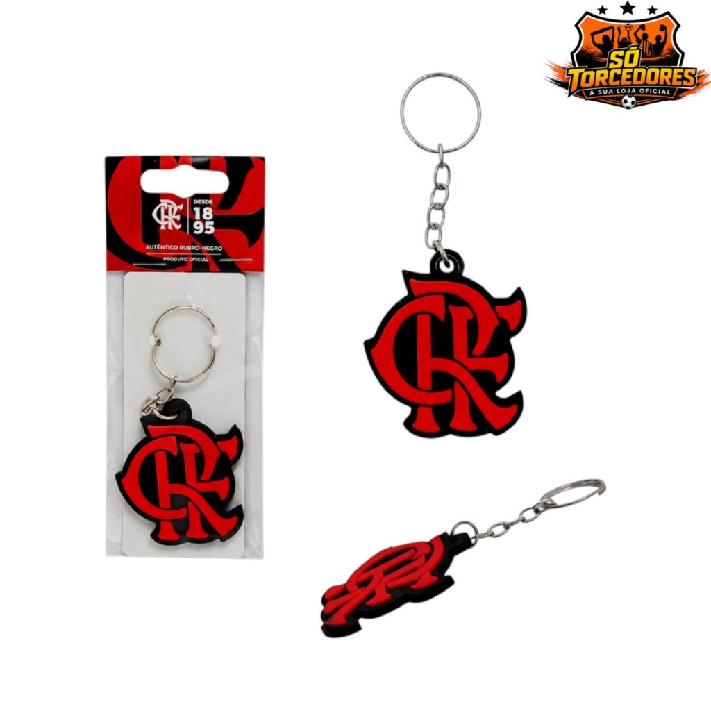 CHAVEIRO FLAMENGO OFICIAL CRF EMBORRACHADO
