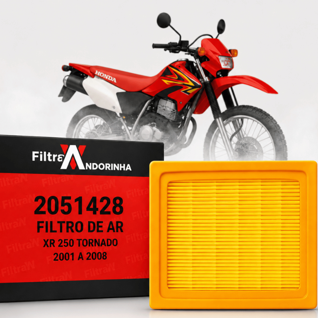 Filtro De Ar XR Tornado 250CC 2001 2002 2003 2004 2005 2006 2007 2008 Filtran