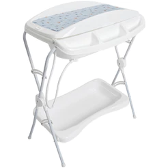 Banheira de Bebe Desmontavel com Trocador Kiddo Shower Azul
