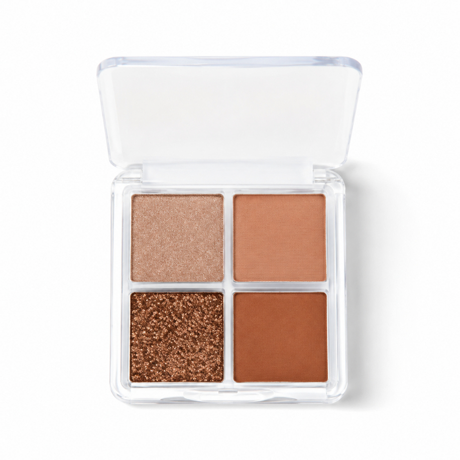 Paleta de Sombras Vivai Vai na Bolsa Maquiagem Olhos Cores Neutras Matte Metálica Glitter Compacta — imagem 2 de 2
