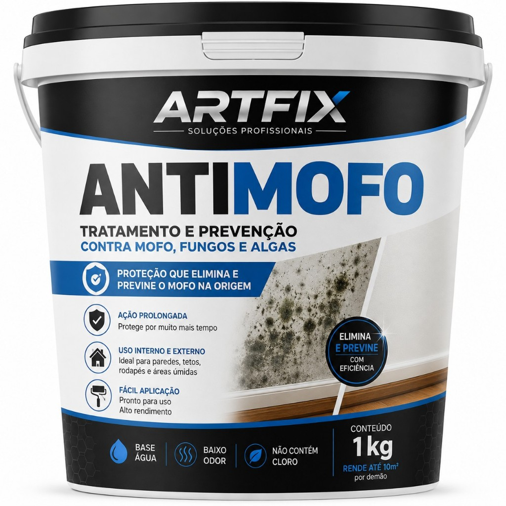 QUEIMA DE ESTOQUE Artfix Verniz Incolor Antimofo 1kg e 3,6kg para Paredes Gesso e Alvenaria – Frete Rápido