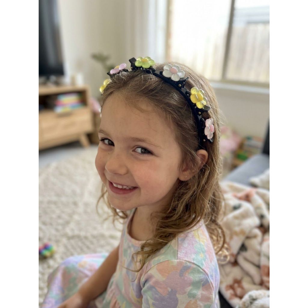 Tiara Infantil Para Cabelo Com Presilhas Moldar