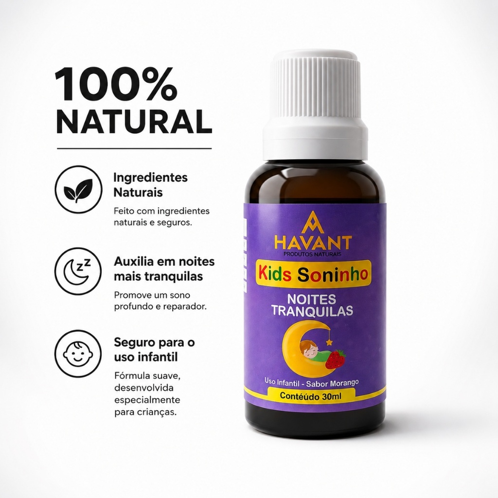 Floral Infantil Soninho kids 100% Natural  30ml Sabor Morango