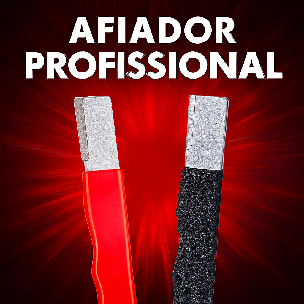 Imagem Afiador Profissional de Facas Aço Pedra Diamantada Jardinagem Lâminas Tesoura Amolador Multiuso
