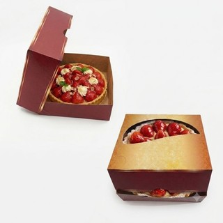 20 X Caixas para Doces Luxo Com Visor - Papel Certificado - 21x21cm 1,3,5,10,15 ou 20 Caixas
