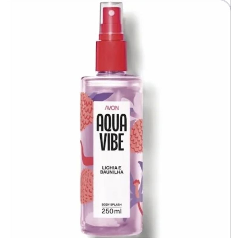Body Splash Aquavibe Refrescantes Avon 250ml Nova embalagem — imagem 2 de 2