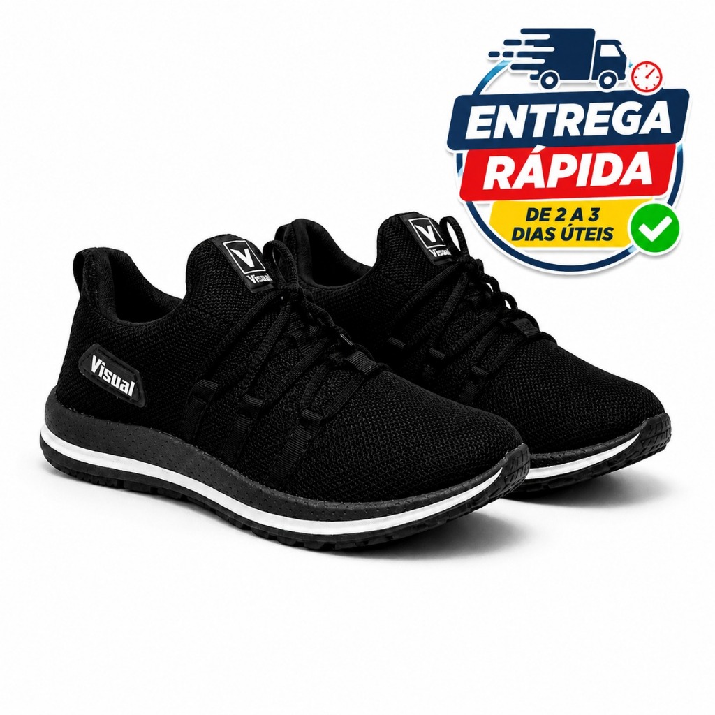 Tênis Feminino Casual Para Academia Caminhada Superleve Macio Confortável Respirável Num 34 ao 39