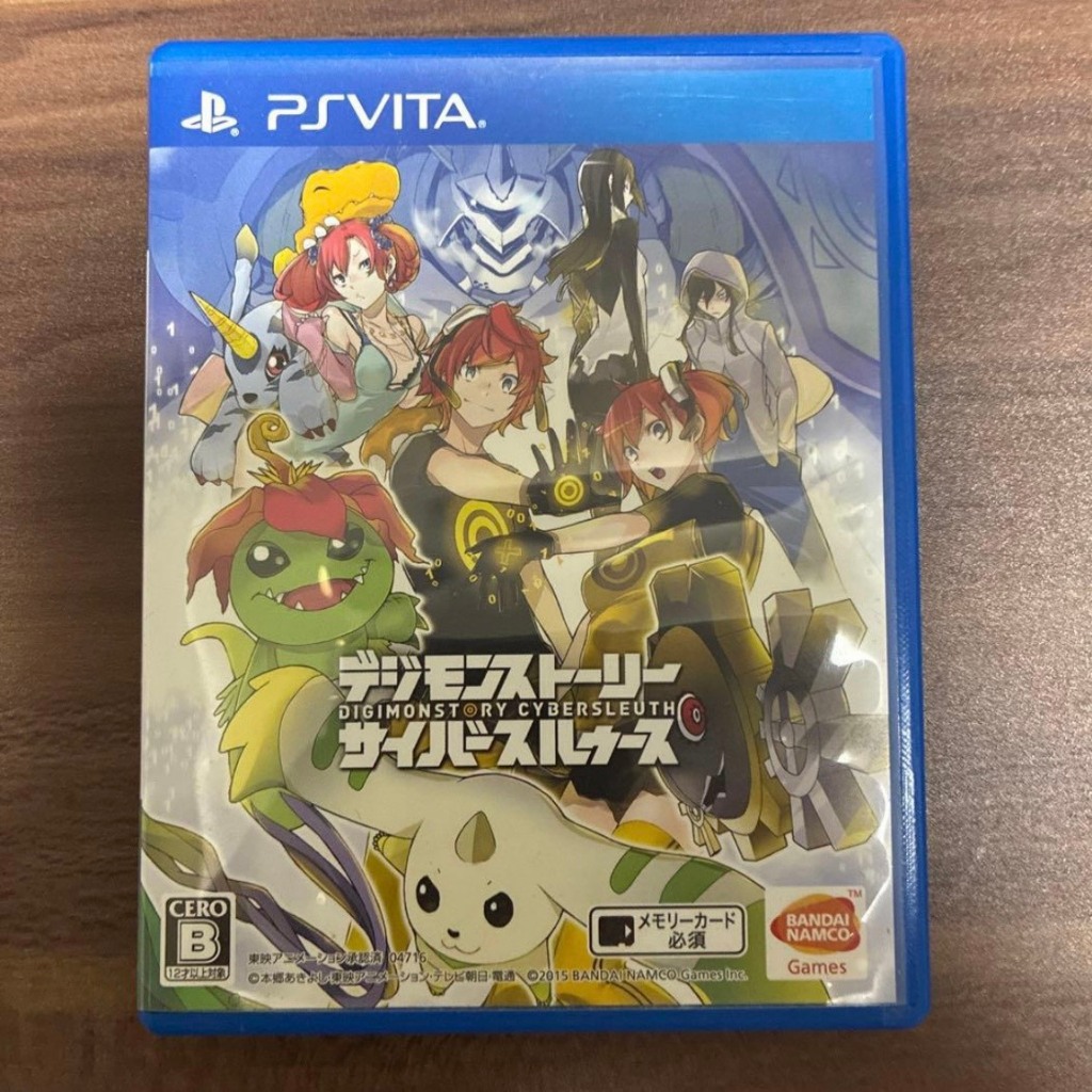 Used Digimon Story Cyber Sleuth PS Vita Japanese Version Authentic Japan