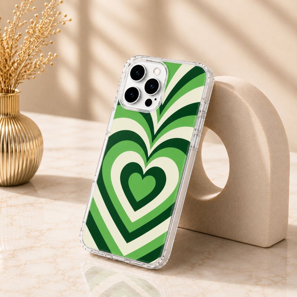 Capinha Fashion Anti Impacto Kaleidoscope Heart - disponível para iPhone, Samsung, Motorola e Xiaomi