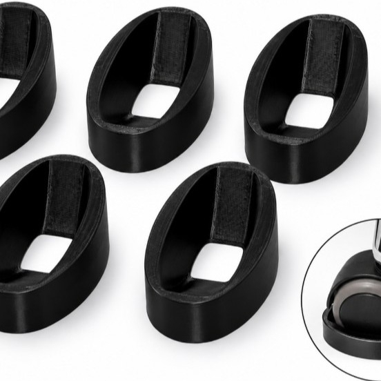 Kit 5 Trava Rodinhas Para Cadeira Gamer Antideslizante
