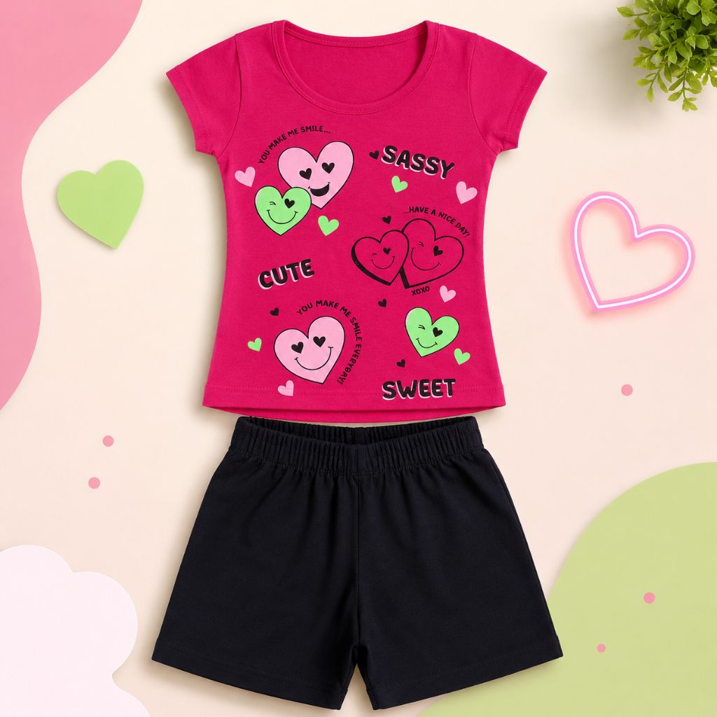 Conjunto Verão Menina Infantil Sortido Tam 1 ao 16 | Estampas e Cores Sortidas