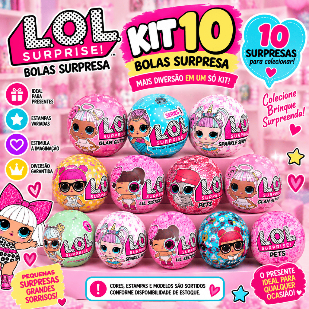 Boneca LOL Surprise ENVIO IMEDIATO Colecionável Modelos Sortidos Premiun