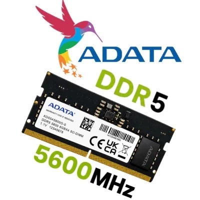 Memória RAM DDR5 8GB 5600MHZ ADATA/Samsung/Zilla PC5 1X8 SODIMM para Notebook-Laptop