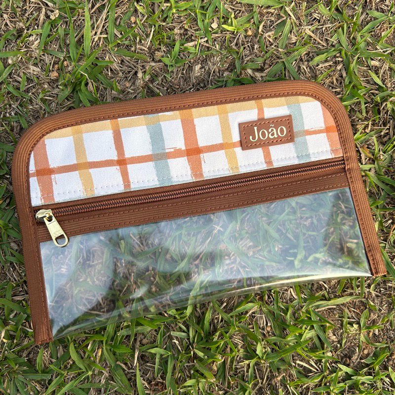 Necessaire multiuso personalizado com nome / porta higiene bucal