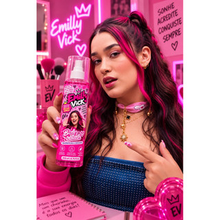 Body Splash Emilly Vick 200ml Dos Rosas Feminino Infantil Adolescente Perfume Colônia Fragrância Lançamento