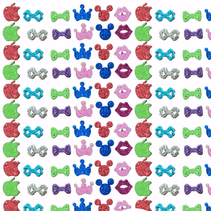 400 | 300| 200| 100 Micro Adesivos Pet - sortidos - cola premium