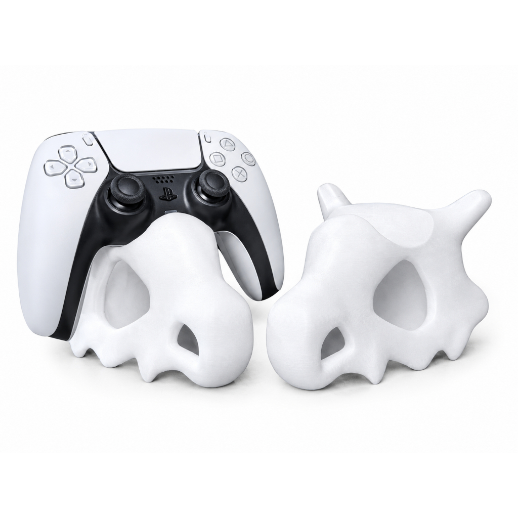 Suporte Para Controle Gamer Cubone Crânio Organizador Videogame Xbox PS5 PS4 Decoração Caveira