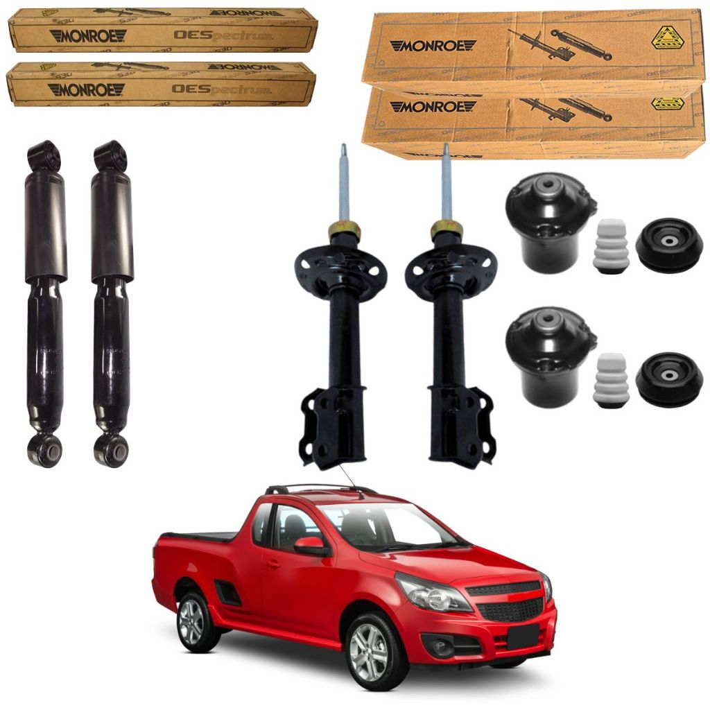 KIT 4 AMORTECEDOR MONTANA 2011 A 2020 MONROE + AXIOS