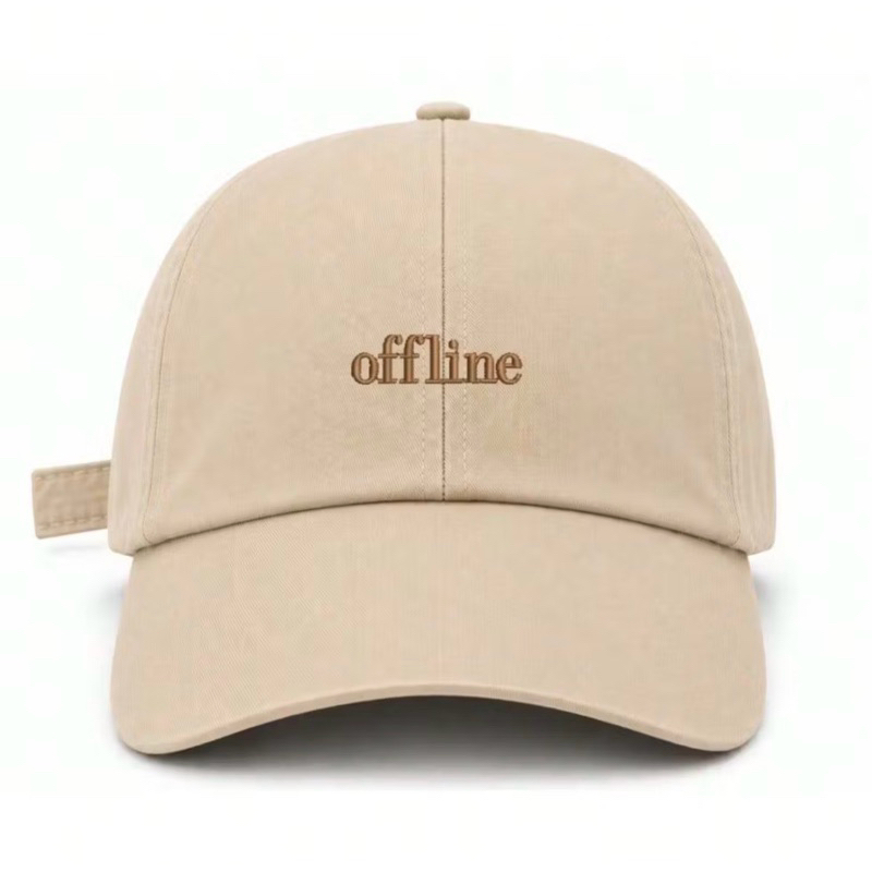 Boné Dad Hat Unissex em Sarja 100% Algodão Aba Curva Bordado offline