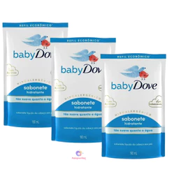 Kit 3 Sabonete Líquido Dove Baby Hidratação Enriquecida Refil
