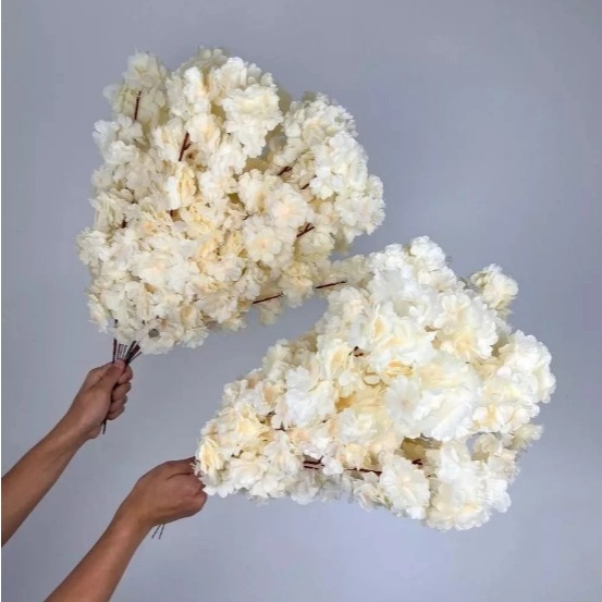 Kit de 50 a 80 Flores 45cm Flor Cerejeira artificial Decoração Casamento e Eventos -A-520