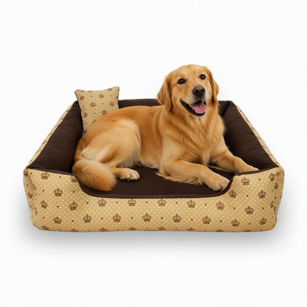 Cama para cachorro caminha G para pet de até 15 kg cama pet 70x70cm com zíper fundo impermeável