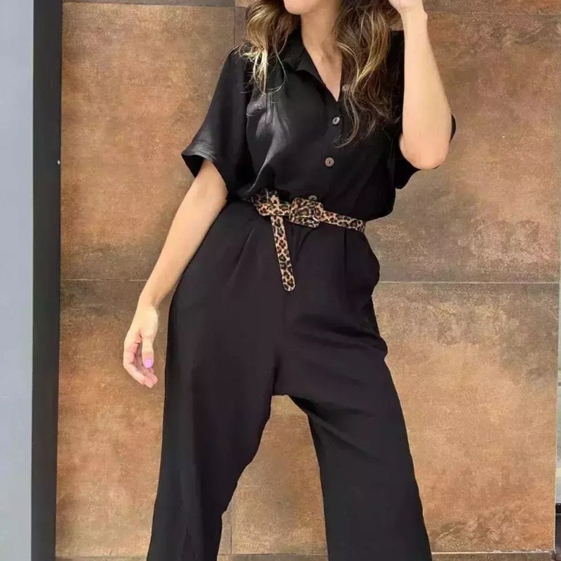 Cinto Feminino Animal print oncinha com pelo sintético moderno e sofisticado onça moda — imagem 2 de 2