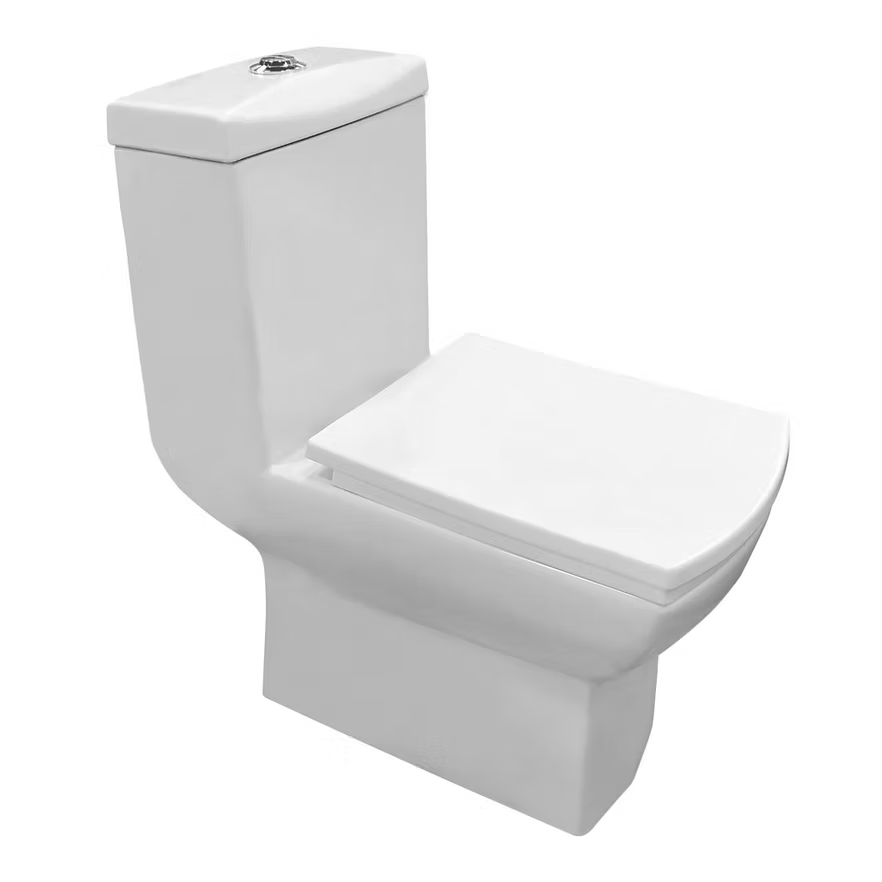 Imagem Vaso Sanitário Monobloco Branco Illus Com Caixa Acoplada Assento Soft Close Dual Flush Completo Inowar