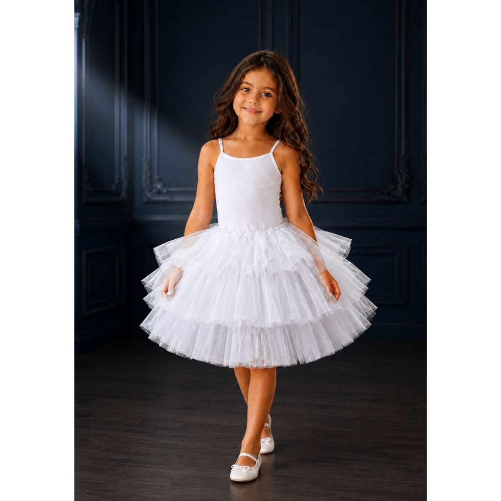 Anagua, Saiote, Armação Infantil Anágua Vestido Festa Luxo