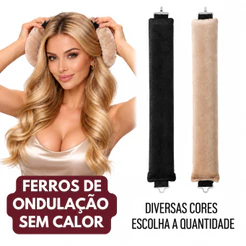 ANA1108 Modelador De Cabelo Sem Calor Hastes Flexíveis Com GanchoCabelos Lindos