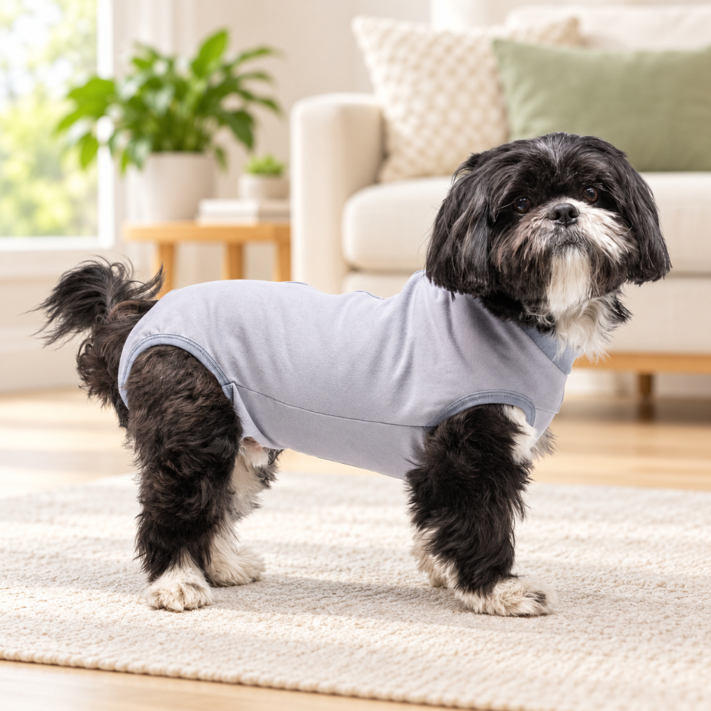 Roupa Pós Cirúrgica Pet Cachorro Gato Castração Macho Fêmea