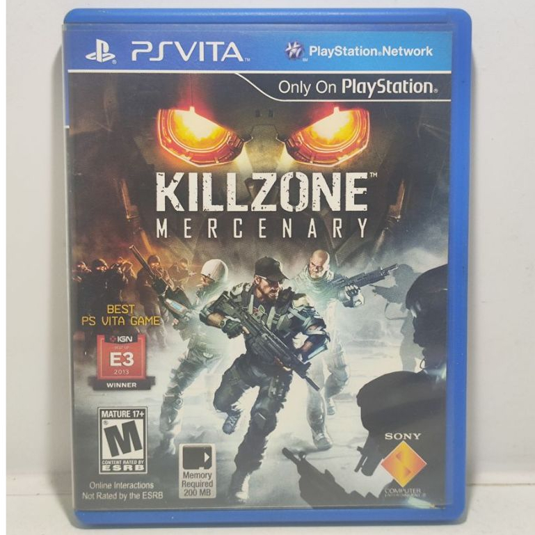 jogo killzone mercenary ps vita PlayStation sony