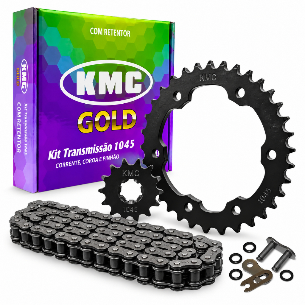 Kit Relação Transmissão Retentor Original Yamaha FZ15 2022 A 2026
