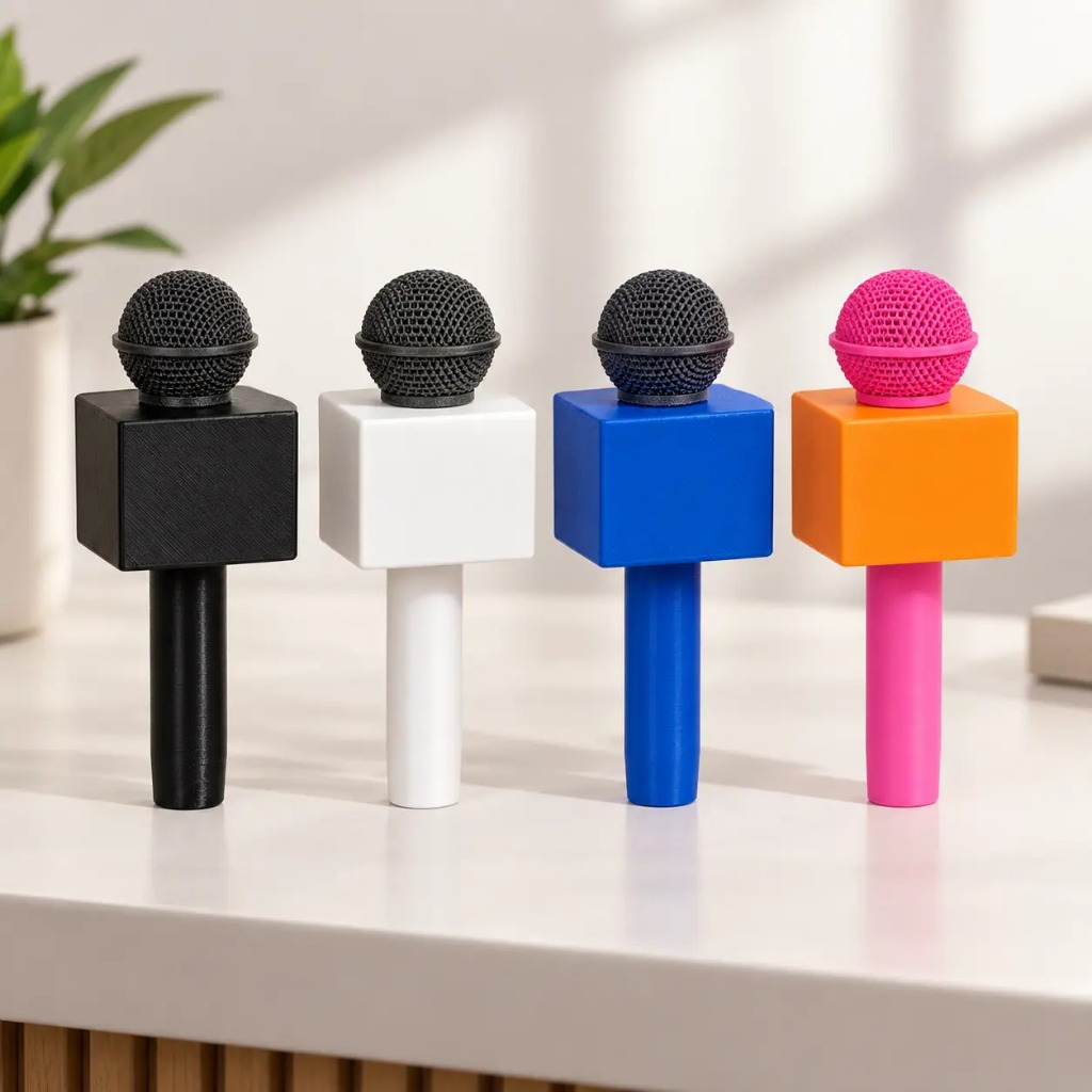 Mini Microfone Cenográfico com Suporte para Lapela Sem Fio Personalizado mini lark m2